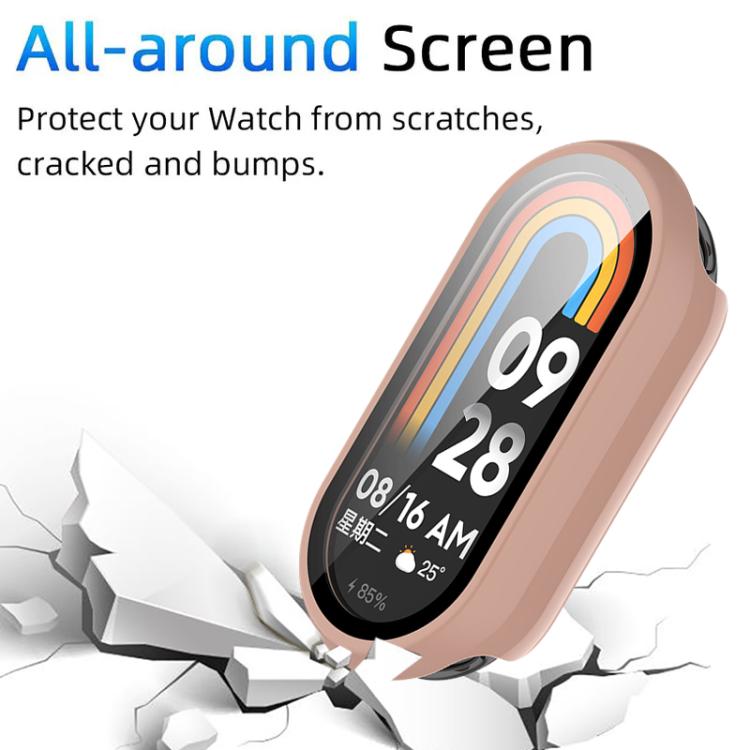 For Xiaomi Smart Band 10 xDfind Tempered Film Integrated PC Watch Protective Cover