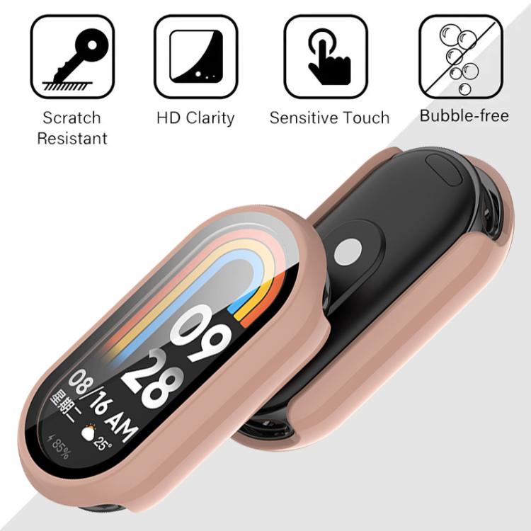 For Xiaomi Smart Band 10 xDfind Tempered Film Integrated PC Watch Protective Cover