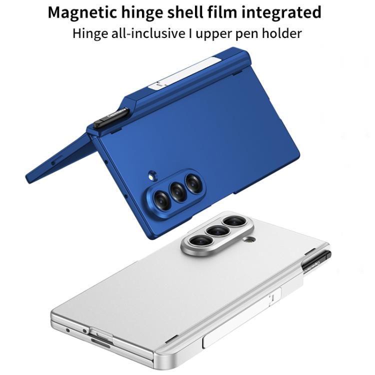 For Samsung Galaxy Z Fold7 5G GKK Integrated Magnetic Folding Hinge Stand Phone Case with Pen Slots