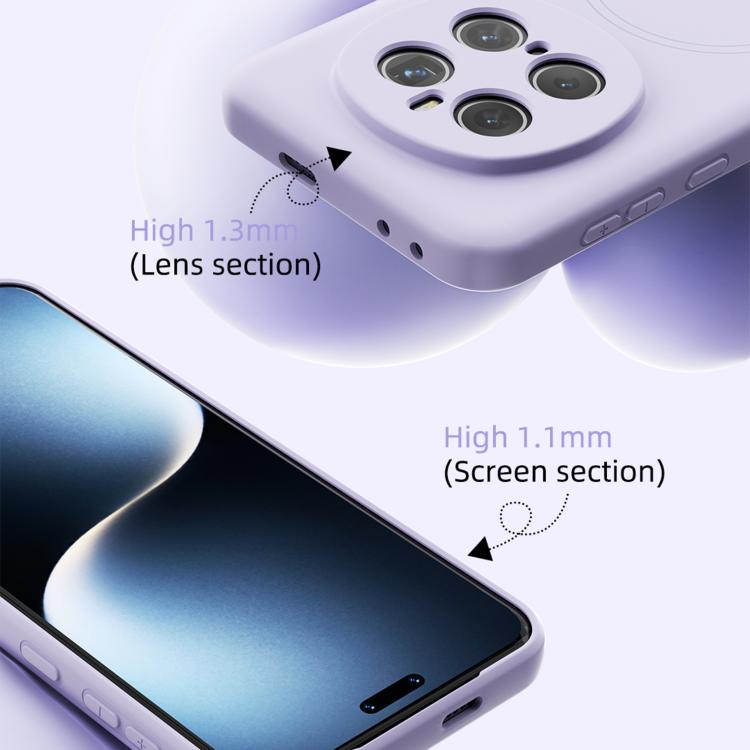 For Honor Magic7 Pro ABEEL Skin-friendly Feel Magsafe Liquid Silicone Phone Case