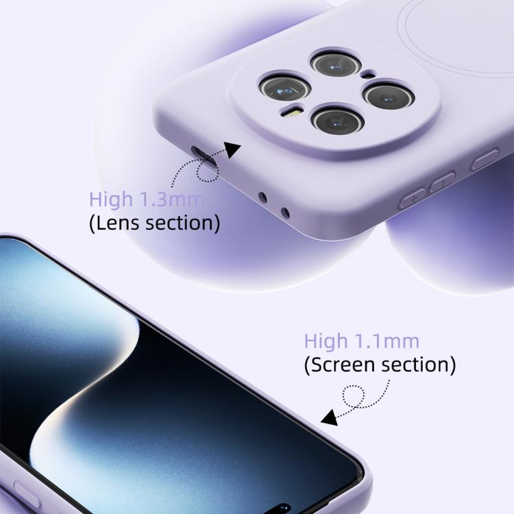For Honor Magic7 ABEEL Skin-friendly Feel Magsafe Liquid Silicone Phone Case