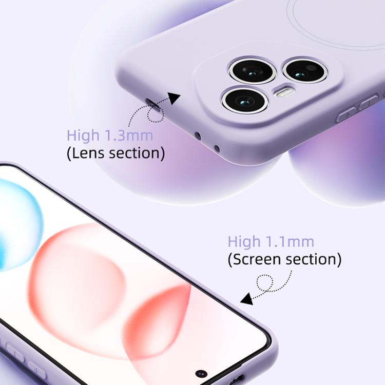 For Honor 400 Pro Global 160.8mm ABEEL Skin-friendly Feel Magsafe Liquid Silicone Phone Case