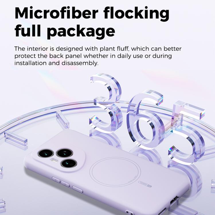 For Honor 400 Global 156.5mm ABEEL Skin-friendly Feel Magsafe Liquid Silicone Phone Case
