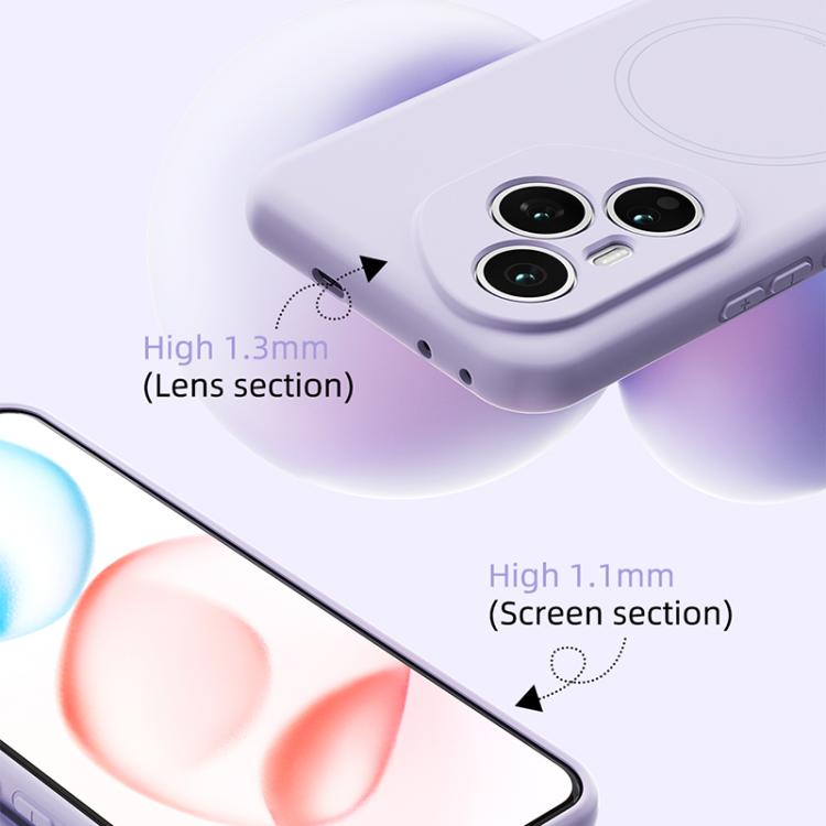 For Honor 400 Global 156.5mm ABEEL Skin-friendly Feel Magsafe Liquid Silicone Phone Case