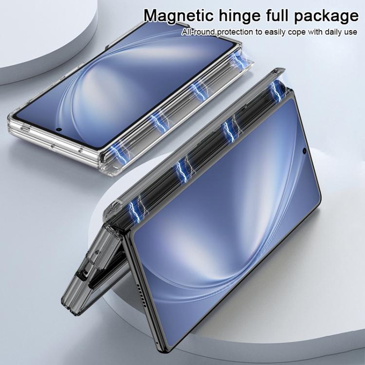 For vivo X Fold5 GKK MagSafe Magnetic Absorption Clear Full Cover TPU Phone Case