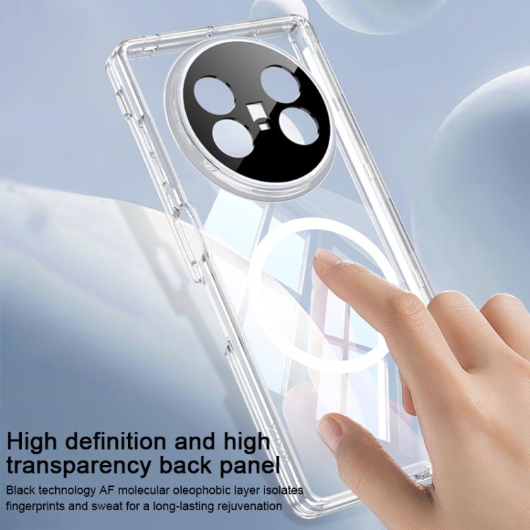 For vivo X Fold5 GKK MagSafe Magnetic Absorption Clear Full Cover TPU Phone Case