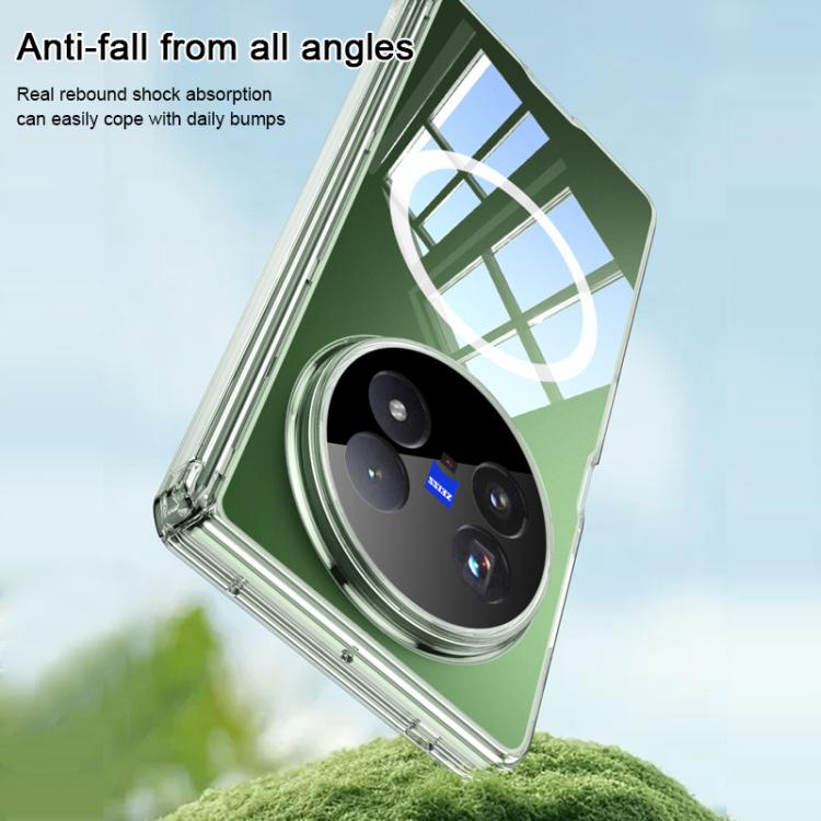 For vivo X Fold5 GKK MagSafe Magnetic Absorption Clear Full Cover TPU Phone Case