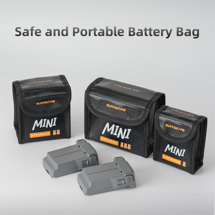 For DJI Mini 5 / 4 / 3 Series Sunnylife Battery Explosion-proof Safe Bag Protective Li-Po Safe Bag