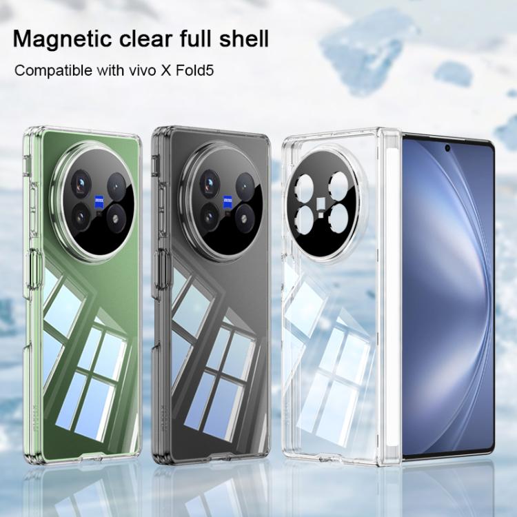 For vivo X Fold5 GKK Magnetic Absorption Clear Full Cover TPU Phone Case