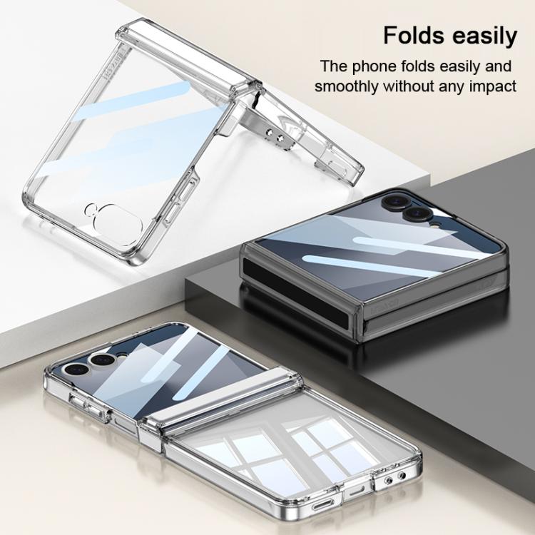 For Samsung Galaxy Z Flip7 5G GKK Integrated Magnetic Hinge Folding Airbag Phone Case