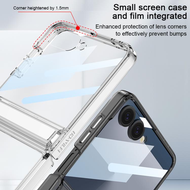 For Samsung Galaxy Z Flip7 5G GKK Integrated Magnetic Hinge Folding Airbag Phone Case