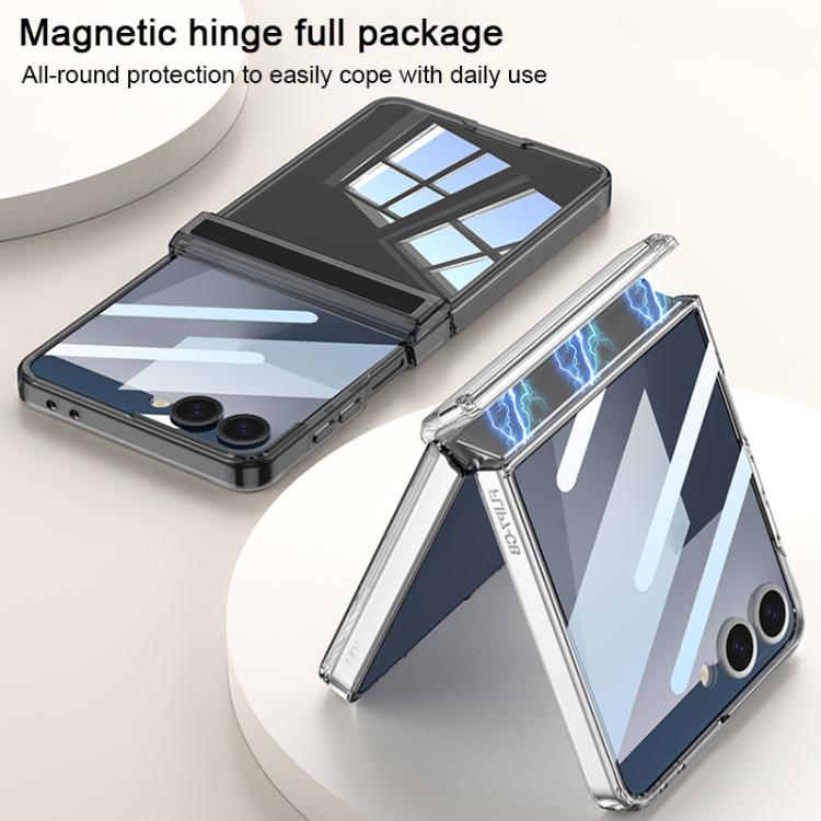 For Samsung Galaxy Z Flip7 5G GKK Integrated Magnetic Hinge Folding Airbag Phone Case