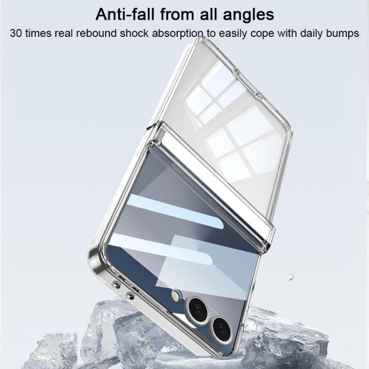 For Samsung Galaxy Z Flip7 5G GKK Integrated Magnetic Hinge Folding Airbag Phone Case