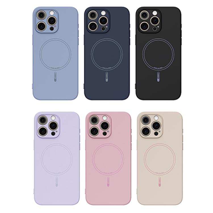For iPhone 13 Pro Max ABEEL Skin-friendly Feel Magsafe Liquid Silicone Phone Case