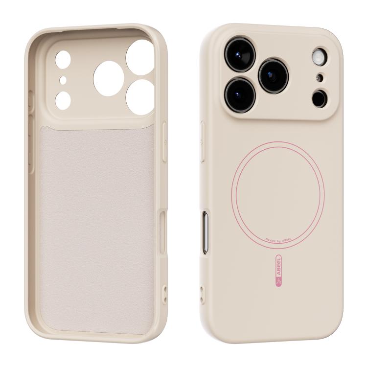 For iPhone 17 Pro ABEEL Skin-friendly Feel Magsafe Liquid Silicone Phone Case