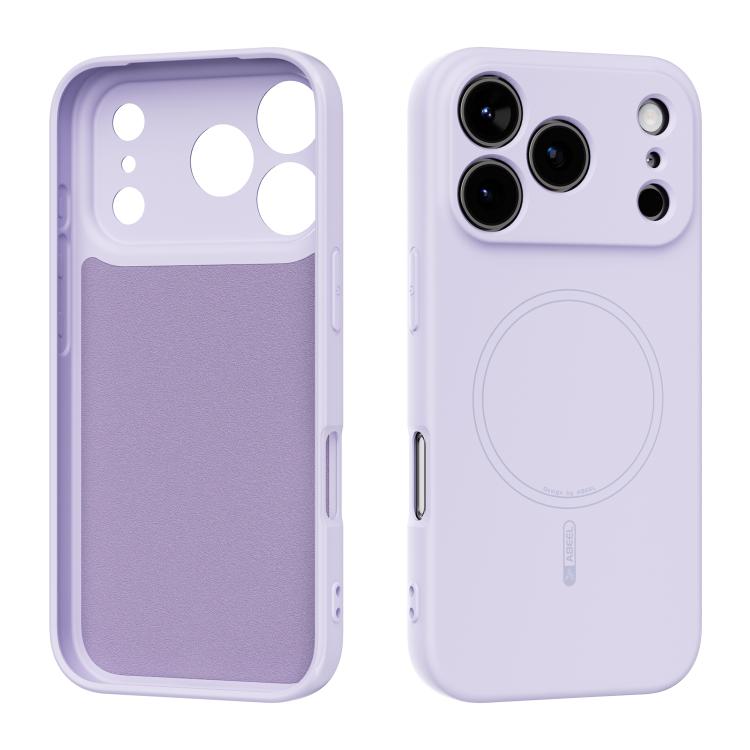 For iPhone 17 Pro ABEEL Skin-friendly Feel Magsafe Liquid Silicone Phone Case