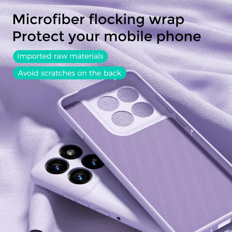 For Motorola Edge 60 Pro ABEEL Skin-friendly Feel Magsafe Liquid Silicone Phone Case