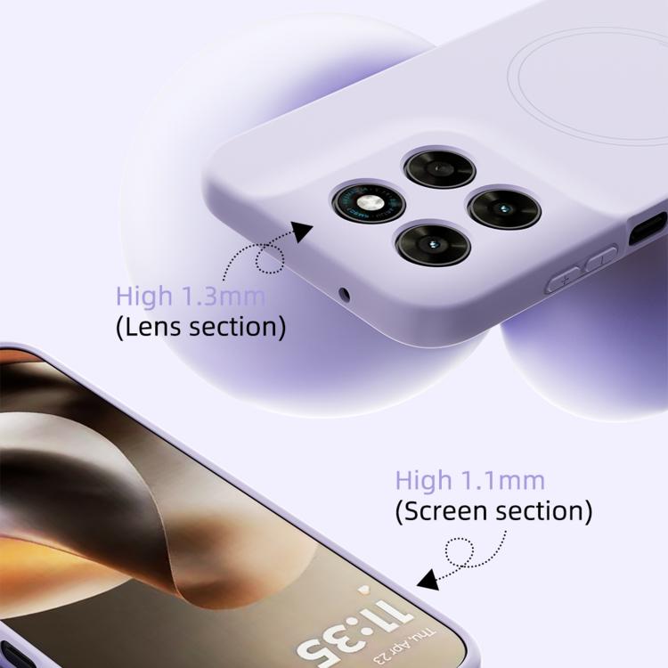For Motorola Moto G67 5G/G77 5G ABEEL Skin-friendly Feel Magsafe Liquid Silicone Phone Case