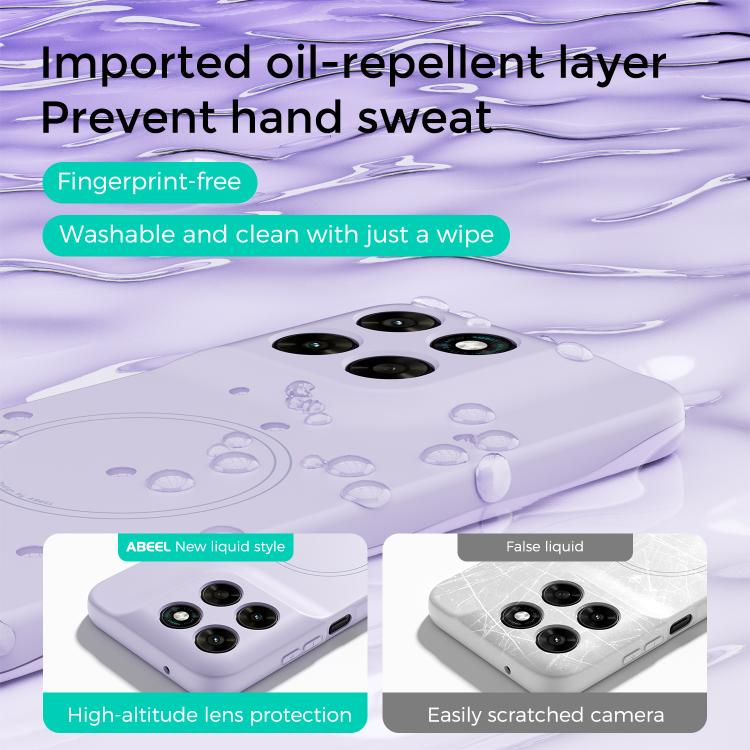 For Motorola Moto G67 5G/G77 5G ABEEL Skin-friendly Feel Magsafe Liquid Silicone Phone Case