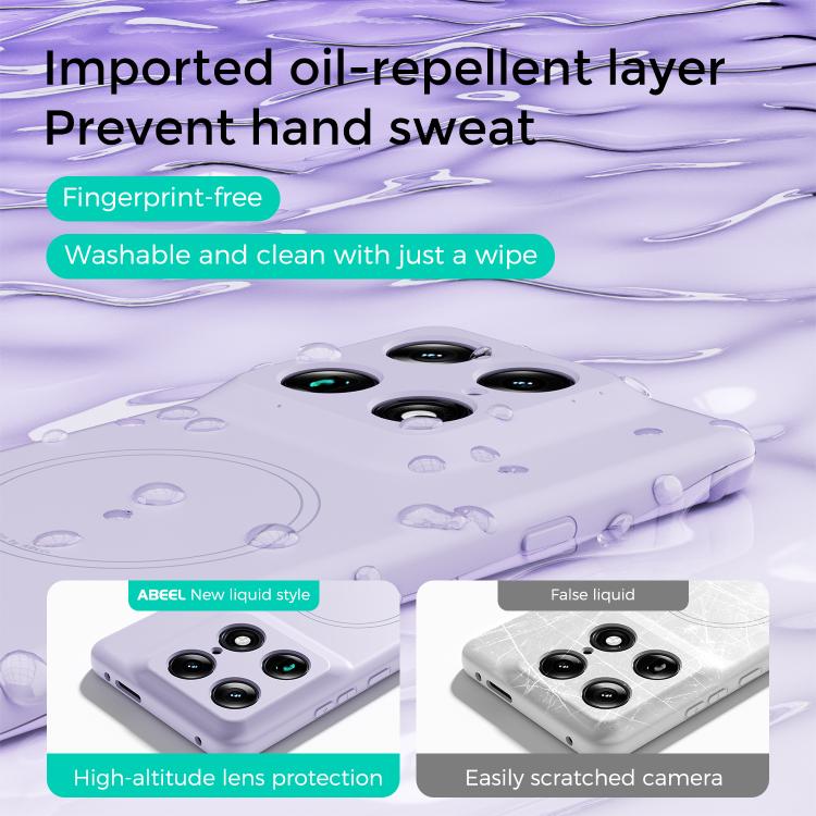 For Motorola Signature 5G ABEEL Skin-friendly Feel Magsafe Liquid Silicone Phone Case