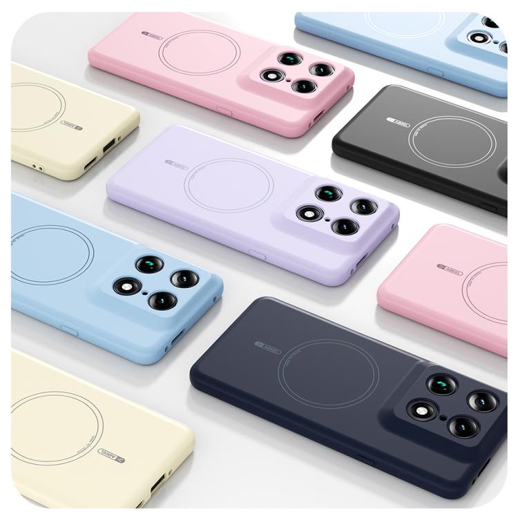 For Motorola Signature 5G ABEEL Skin-friendly Feel Magsafe Liquid Silicone Phone Case