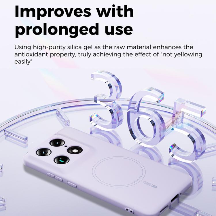 For Motorola Signature 5G ABEEL Skin-friendly Feel Magsafe Liquid Silicone Phone Case
