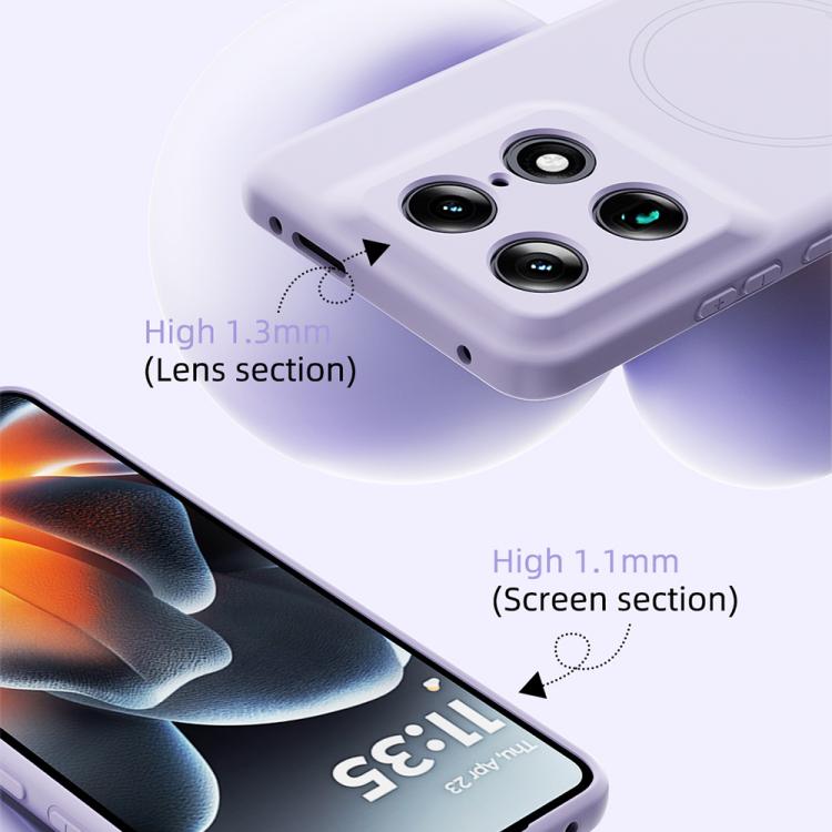 For Motorola Signature 5G ABEEL Skin-friendly Feel Magsafe Liquid Silicone Phone Case