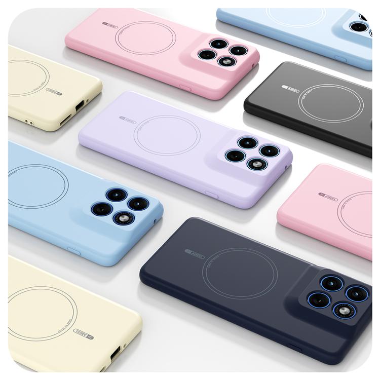 For Motorola Edge 70 Fusion 5G ABEEL Skin-friendly Feel Magsafe Liquid Silicone Phone Case