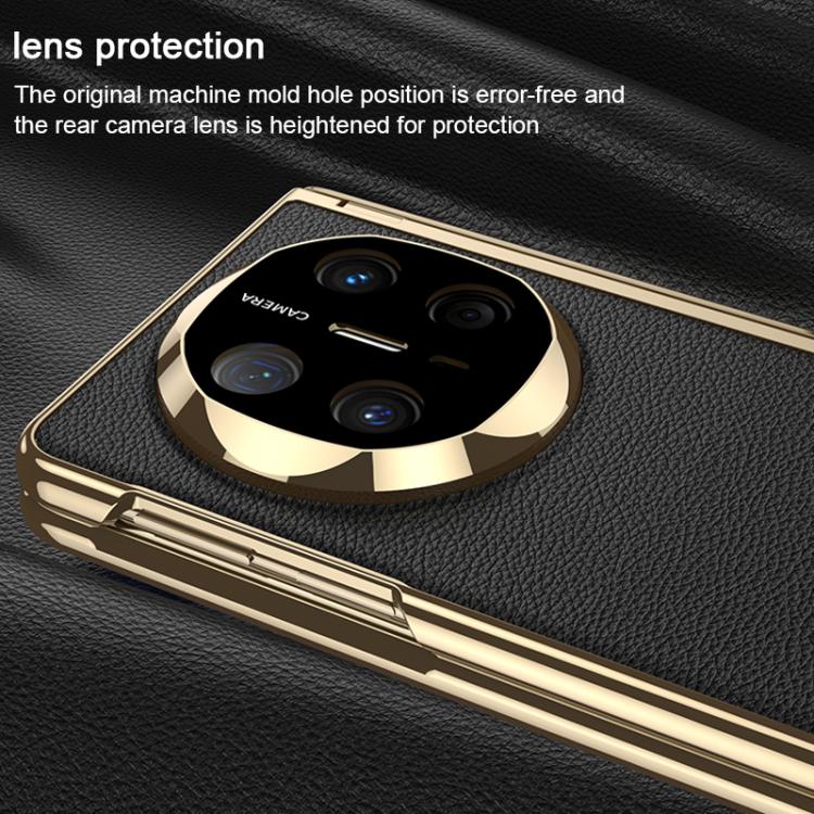 For Huawei Mate X6 GKK Integrated Triumph Phantom Magnetic Leather Phone Case with Holder