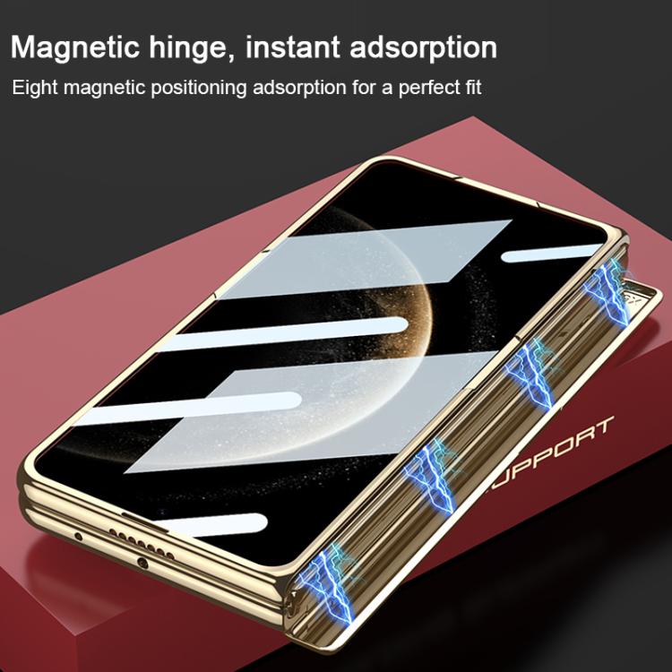 For Huawei Mate X6 GKK Integrated Triumph Phantom Magnetic Leather Phone Case with Holder