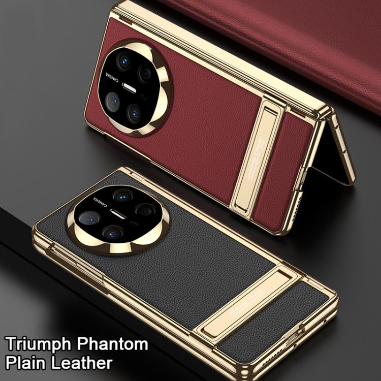 For Huawei Mate X6 GKK Integrated Triumph Phantom Magnetic Leather Phone Case with Holder