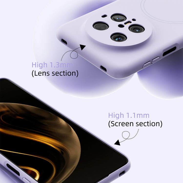 For Huawei Mate 60 Pro/60 Pro+ ABEEL Skin-friendly Feel Magsafe Liquid Silicone Phone Case