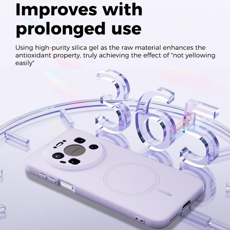 For Huawei Mate 80 Pro Max ABEEL Skin-friendly Feel Magsafe Liquid Silicone Phone Case