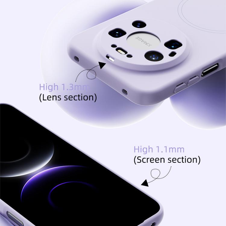 For Huawei Mate 80 Pro Max ABEEL Skin-friendly Feel Magsafe Liquid Silicone Phone Case