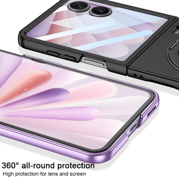 For Honor Magic V Flip 2 GKK Integrated Ultra-thin Full Coverage Phone Case with Magnetic Rotating Bracket