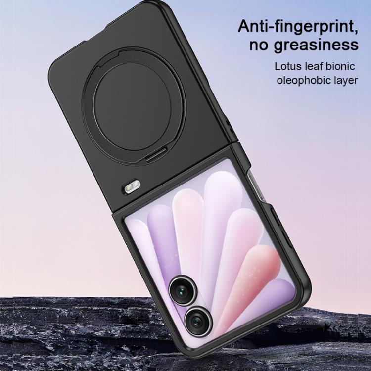 For Honor Magic V Flip 2 GKK Integrated Ultra-thin Full Coverage Phone Case with Magnetic Rotating Bracket