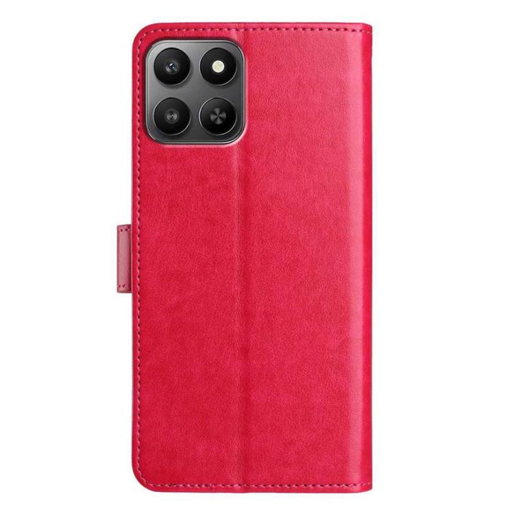 For Honor 400 Smart / X7d 5G Global Lambskin 8-card Slot Leather Phone Case