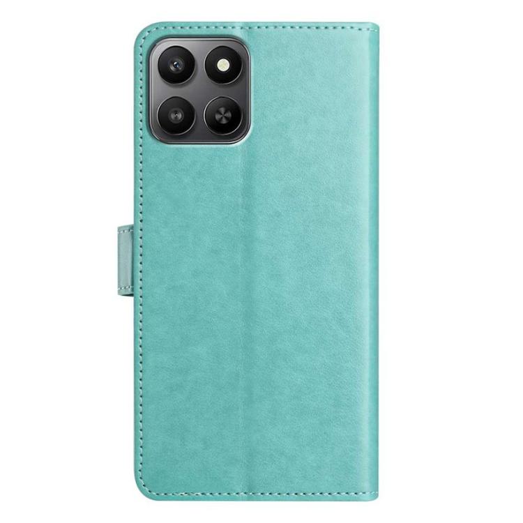 For Honor 400 Smart / X7d 5G Global Lambskin 8-card Slot Leather Phone Case