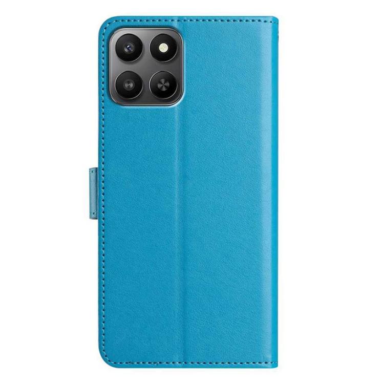 For Honor 400 Smart / X7d 5G Global Lambskin 8-card Slot Leather Phone Case