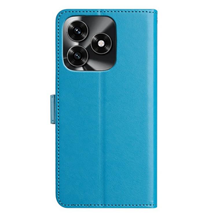 For Honor X5c Plus 4G Global Lambskin 8-card Slot Leather Phone Case