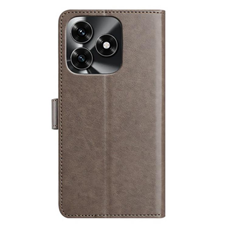For Honor X5c Plus 4G Global Lambskin 8-card Slot Leather Phone Case
