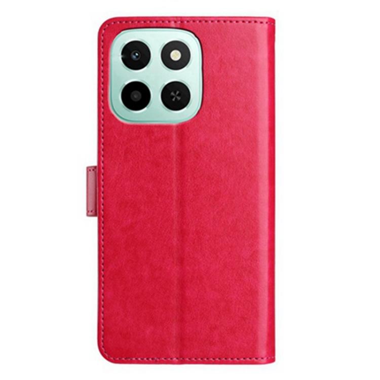 For Honor X6c 4G / X5b 4G Global Lambskin 8-card Slot Leather Phone Case