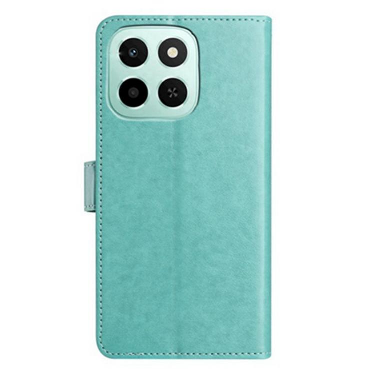 For Honor X6c 4G / X5b 4G Global Lambskin 8-card Slot Leather Phone Case