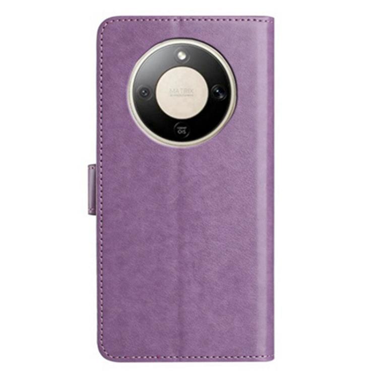 For Honor X9d 5G Global Lambskin 8-card Slot Leather Phone Case