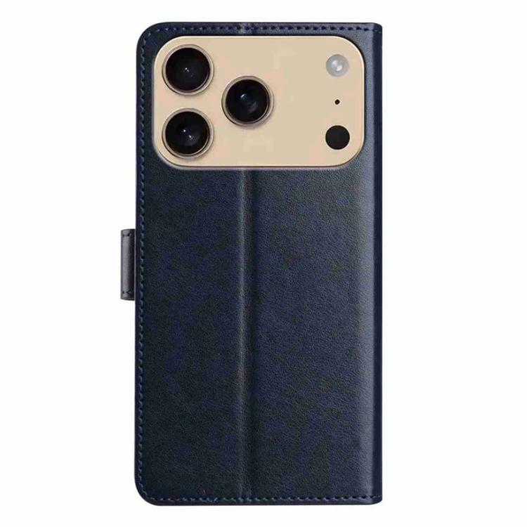 For iPhone 17 Pro Max Lambskin 8-card Slot Leather Phone Case