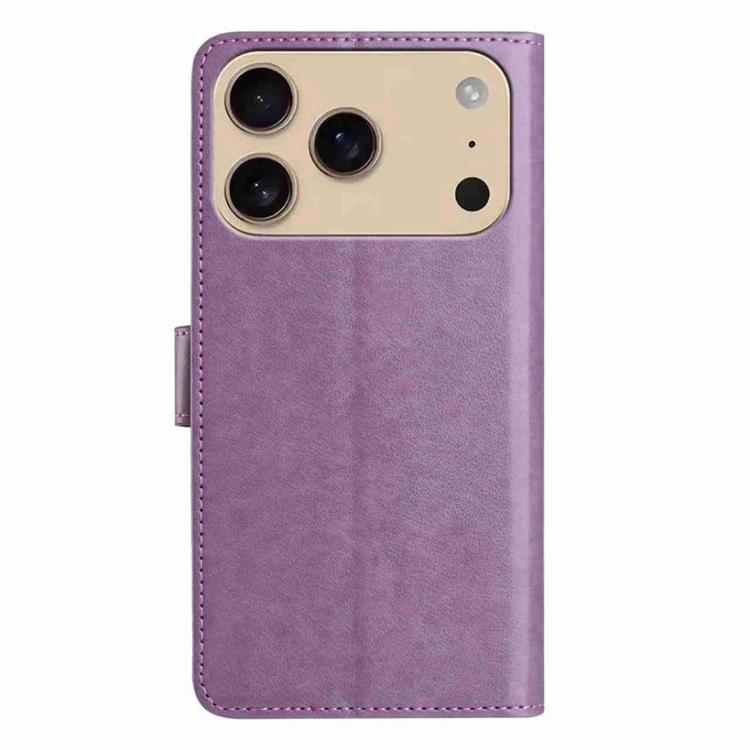 For iPhone 17 Pro Lambskin 8-card Slot Leather Phone Case