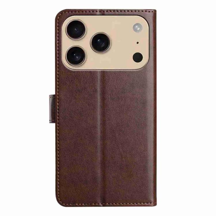 For iPhone 17 Pro Lambskin 8-card Slot Leather Phone Case