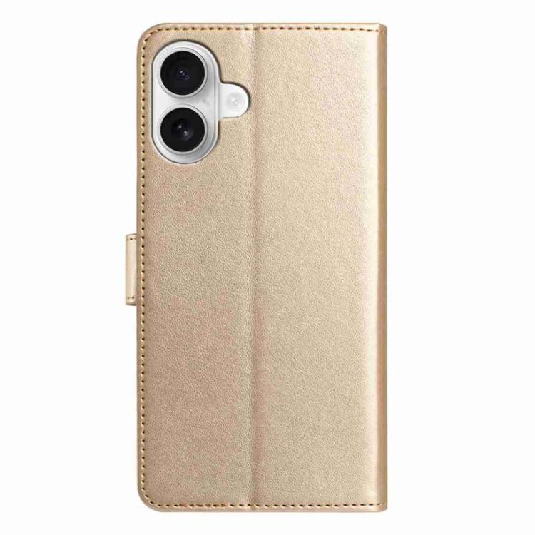 For iPhone 17 Lambskin 8-card Slot Leather Phone Case