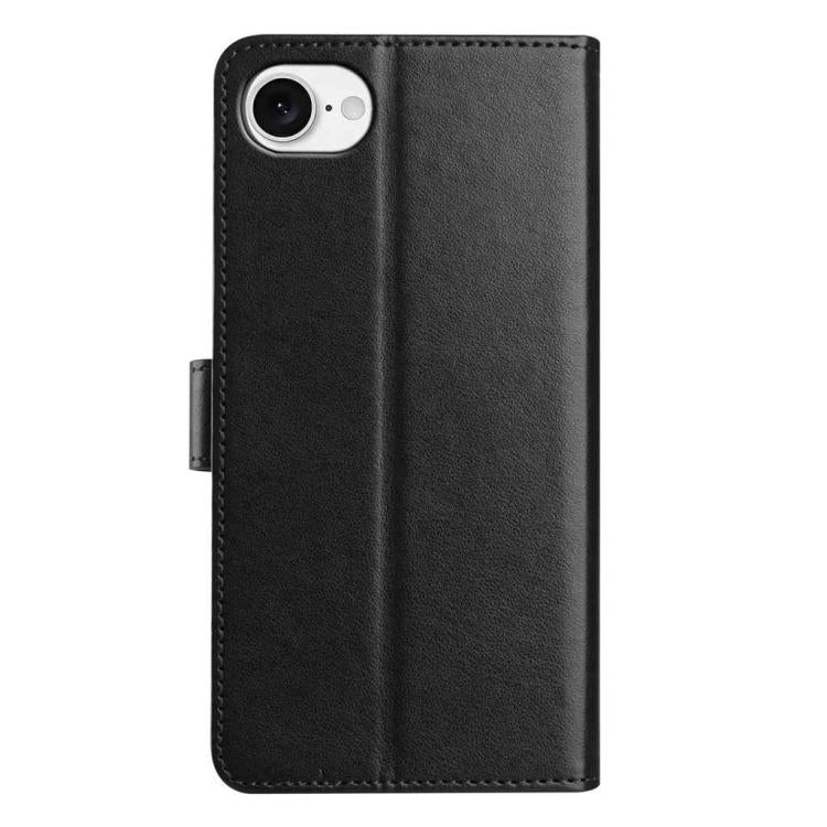 For iPhone 17e / 16e Lambskin 8-card Slot Leather Phone Case