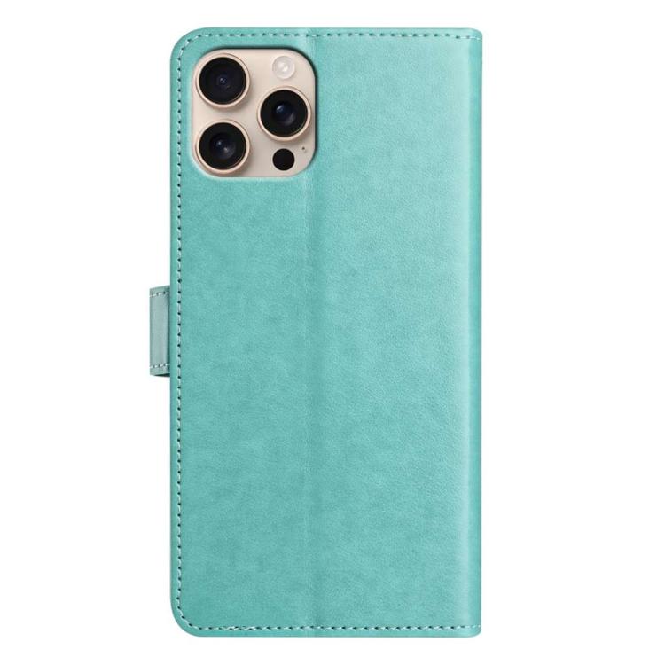 For iPhone 15 Pro Lambskin 8-card Slot Leather Phone Case